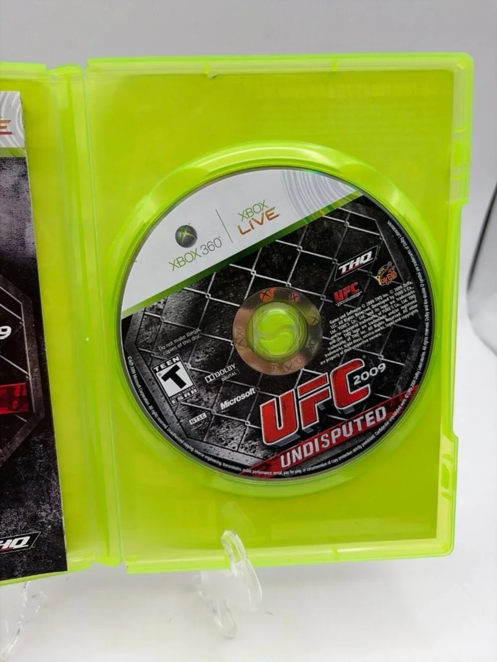 UFC 2009 Undisputed Microsoft Xbox 360 Cib Tested & Working